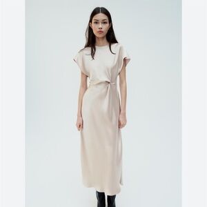Zara Cream Midi Dress